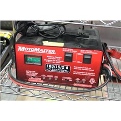MOTOMASTER BATTERY CHARGER W ENGINE START