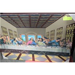 NEW "LAST SUPPER" PLAQUE WALL HANGING 29" X 20"