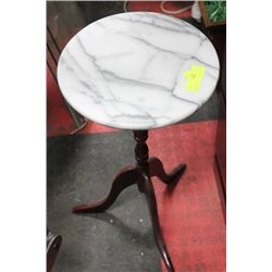 GRANITE TOP END TABLE