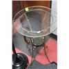 Image 1 : ESTATE GLASS TOP END TABLE