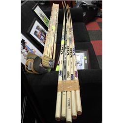 BUNDLE OF 5 NEW HOCKEY STICKS (UPTO 49.99 A PIECE)
