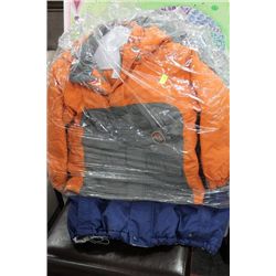 BOYS SIZE 6 AND ADULT SIZE L WINTER COATS