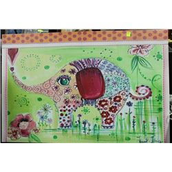 SHOWHOME PIG CANVAS PICTURE