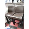 Image 1 : 3 LEATHERETTE BAR STOOLS