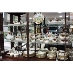 LARGE ROYAL ALBERT OLD COUNTRY ROSES DISH SET