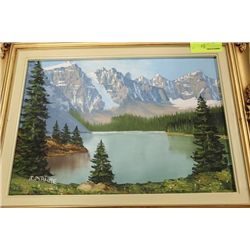 ESTATE FRAMED OIL PAINTING