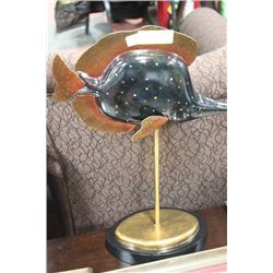 BLACK SPECKLED DECORATIVE FISH