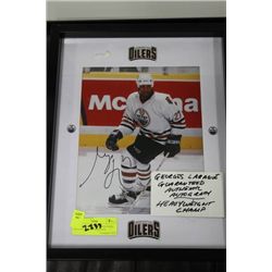 GEORGES LARAQUE GUARANTEED AUTHENTIC AUTOGRAPHED