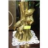 Image 1 : BRASS BIRD TREE TRUNK ORNAMENT