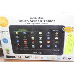 ICRAIG 7" DUAL CORE INTERNET TABLET W/ CAMERA