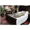 Image 1 : 5 PC QU SIZE WOOD BEDROOM SUITE W MATTRESS