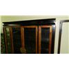 Image 2 : 1) nice vintage Asian style lighted china cabinet with