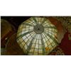 Image 2 : large Arts & Crafts era hanging / table lamp shade