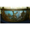 Image 2 : large Arts & Crafts era hanging / table lamp shade,