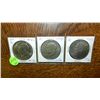Image 1 : Ike Dollars, 3 different dates, all Ch BU