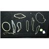 Image 1 : Collection of 9 Sterling silver bracelets