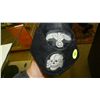 Image 2 : WWII Nazi German soldiers wool? skull cap with eagle with swastika & skull and crossbones