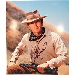 Clint Eastwood large color signed 11x14 as Rowdy Yates