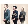 Image 1 : Green Day color large 11x14 image signed by all three members