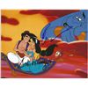 Image 1 : Robin Williams and Scott Weinger dual signed Aladdin 8x10