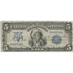1899 $5 Indian Chief Note