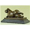 Image 5 : 6"x11" Signed Botero Nude Girl Bronze Figure   12 LBS.