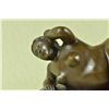 Image 6 : 6"x11" Signed Botero Nude Girl Bronze Figure   12 LBS.