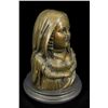 Image 2 : 11"x9" Classic Voluptuous Woman By Botero Bronze Marble Base Sculpture   13 LBS.