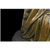 Image 4 : 11"x9" Classic Voluptuous Woman By Botero Bronze Marble Base Sculpture   13 LBS.