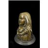 Image 7 : 11"x9" Classic Voluptuous Woman By Botero Bronze Marble Base Sculpture   13 LBS.