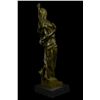 Image 3 : 16.5"x9" LRGE Original Aldo Vitaleh Arab Girl Dancing Bronze Sculpture Marble Base Statue   10 LBS.
