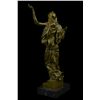 Image 5 : 16.5"x9" LRGE Original Aldo Vitaleh Arab Girl Dancing Bronze Sculpture Marble Base Statue   10 LBS.