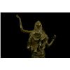 Image 9 : 16.5"x9" LRGE Original Aldo Vitaleh Arab Girl Dancing Bronze Sculpture Marble Base Statue   10 LBS.