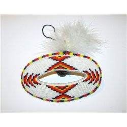 Pawn Native American Larger Beaded Hair Barrette