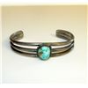 Image 1 : Old Pawn Native American Navajo Sterling Turquoise Bracelet