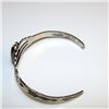 Image 2 : Old Pawn Navajo Sterling Silver Coral Cuff Bracelet