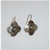 Image 1 : Taxco Mexican Sterling Silver Flower Earrings