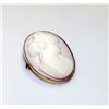 Image 1 : Victorian 10k Gold Angel Skin Cameo Brooch