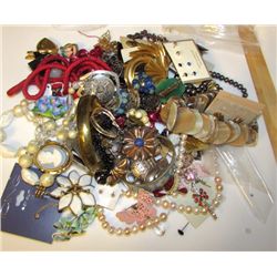 Large Vintage Costume Jewelry Lot