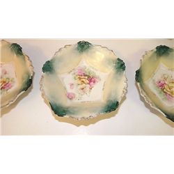 RS PRUSSIA Berry Bowls. Set of 6. Marked.