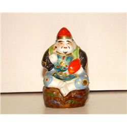 Vintage Kutani Figurine. Lucky Ebisu