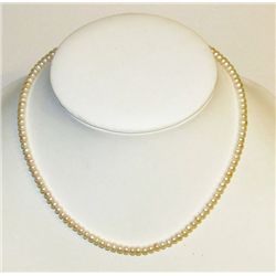 10K Gold 6-7 mm Pearl Necklace