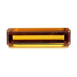 70 ct & up Lab Citrine Long Rectangular 15mm x 53mm Loose Stone (70.11)