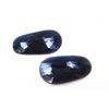 Image 1 : 74 ct & up Natural Sapphire Slice Rose Cut Loose Stone (74.70) 2Pcs