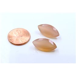 14 ct & up Chalcedony Loose Stone (14.79) 2Pcs