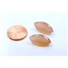 Image 1 : 14 ct & up Chalcedony Loose Stone (14.79) 2Pcs