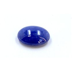 21 ct & up Cabuchon Tanzanite Oval Shaped Loose Stone (21.47)