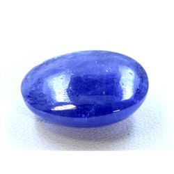 18 ct & up Cabuchon Tanzanite Oval Shaped Loose Stone (18.66)