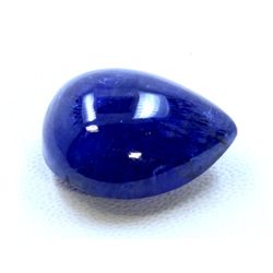 18 ct & up Cabuchon Tanzanite Oval Shaped Loose Stone (18.35)