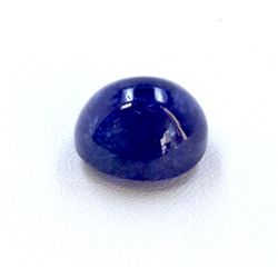 17 ct & up Cabuchon Tanzanite Oval Shaped Loose Stone (17.12)